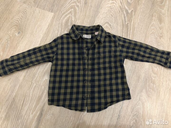 Рубашка mango, лонгослив next на мальчика р92