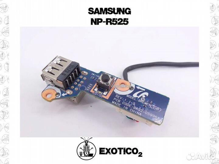 Samsung R525 NP-R525 Плата включения