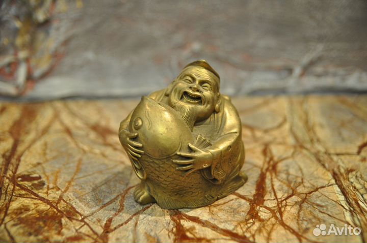 Китайские божки из латуни. Старый Китай