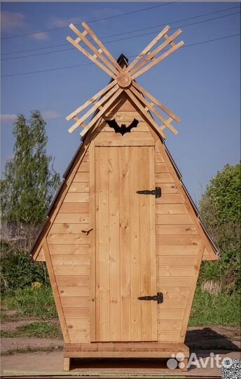 Дачный туалет с установкой
