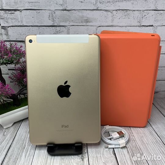 Оришинальный планшет iPad Mini 4 128gb LTE Gold