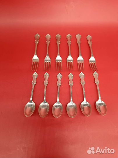 Десертные вилки и чайные ложки. Швеция