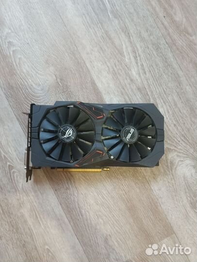 Видеокарта rx570 8gb asus strix