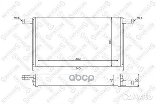 Радиатор печки VW LT28 2.4/2.4D/TD 75-96
