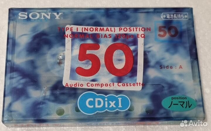 Sony CDixI 50 Аудиокассета Японский рынок