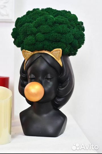 Кашпо Девочка со жвачкой