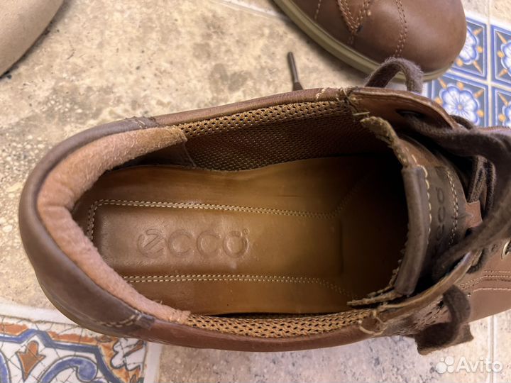 Кеды кожанные Ecco