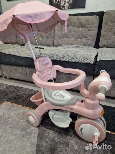 Детский трехколесный велосипед бу