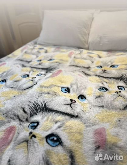 Плед флисовый-плюшевый 