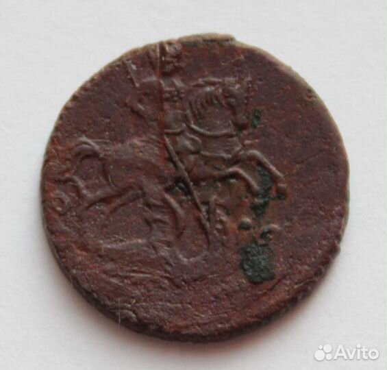 Полушка 1758 год. М68