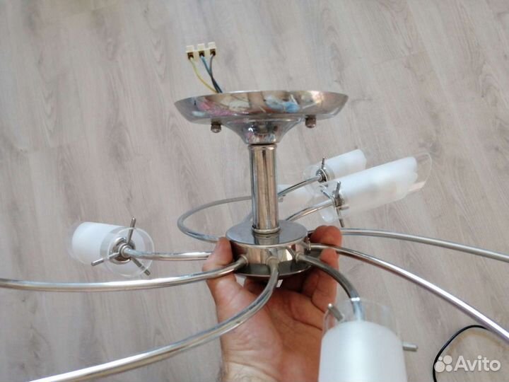 Люстра потолочная бу