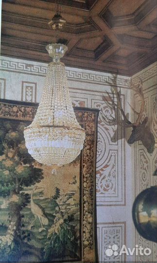 Люстра хрустальная Чехословакия
