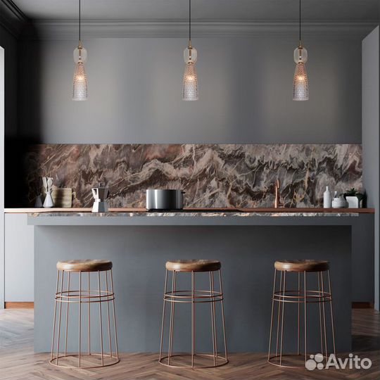 Eurosvet 50211/1 прозрачный Glossy подвесной свети