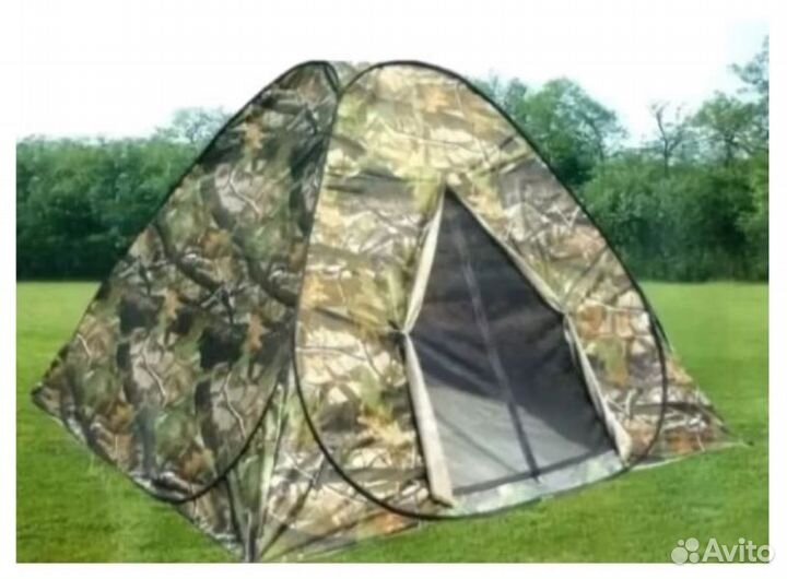 Палатка автоматическая трехместная 200x200x130см