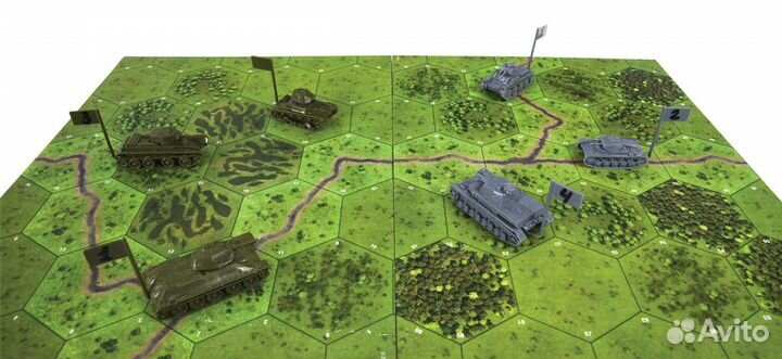 Настольная игра art of war танковый бой vzezda