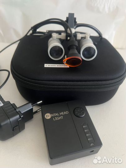 Бинокуляры Dental head light + проводной свет