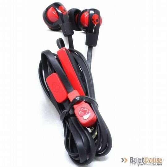Гарнитура Skullcandy Smokin buds 2 Black/Red/Red