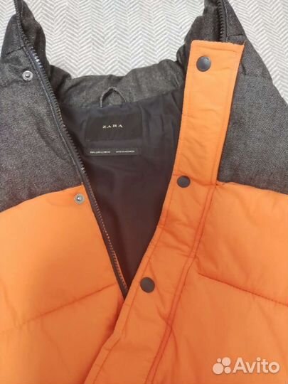 Пуховик zara мужской