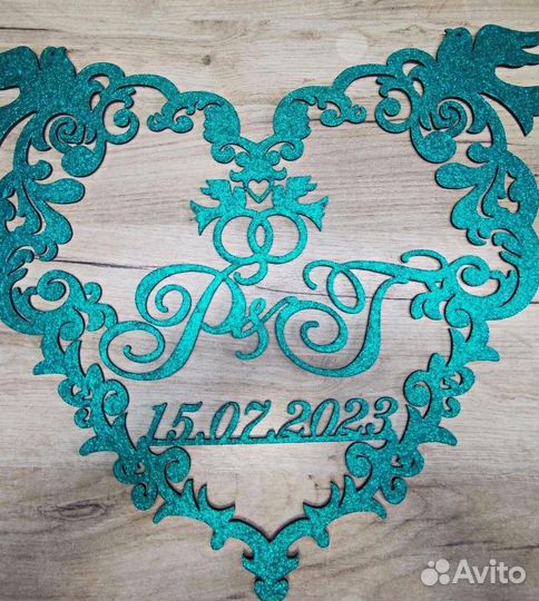 Монограмма на свадьбу (под заказ)