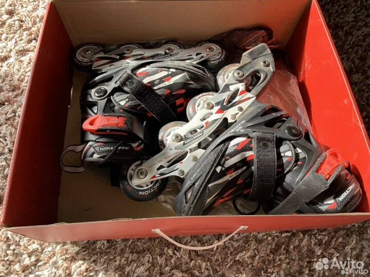 Роликовые коньки детские раздвижные