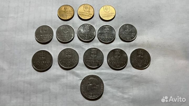 Монеты Словакия старые