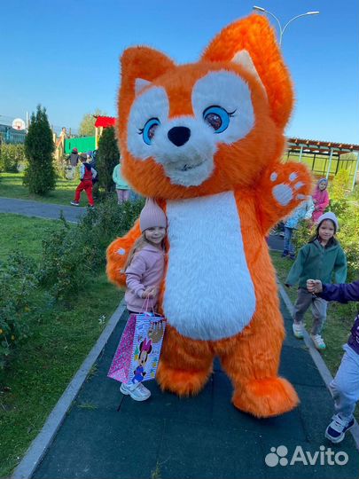 Ростовой костюм рыжий лисенок,заводское качесво