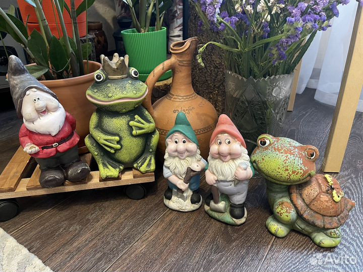 Садовые фигурки керамические