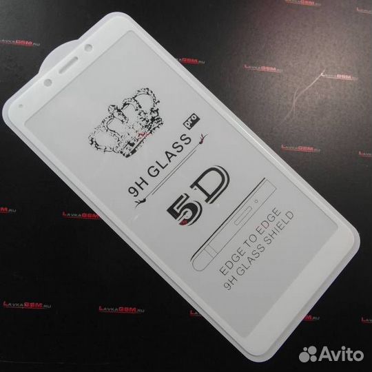Защитное стекло для Xiaomi Redmi 6A Белое#12422