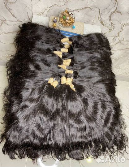 Волосы для наращивания черные