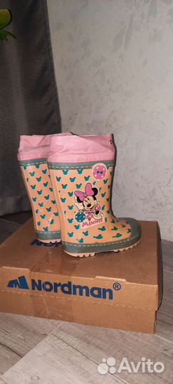 Детские резиновые сапоги 24 размер