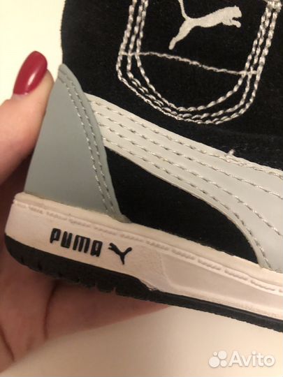 Ботинки зимние детские 19 puma