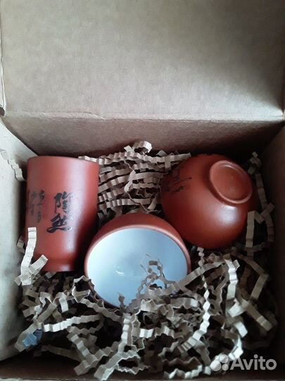 Набор для чайной церемонии. Новый. Из глины