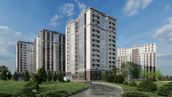 2-к. квартира, 55,9 м², 8/14 эт.