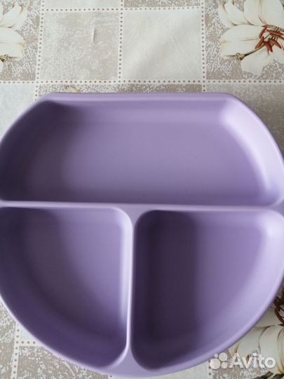 Силиконовая детская посуда