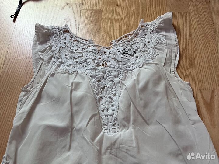 Летняя блузка (шелк с вискозой),44-46 размер