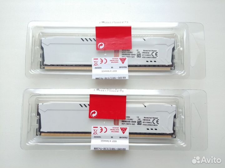 Kingston HyperX fury DDR3 8 GB (новая)