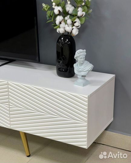 Тумба TV с фрезеровкой (конструктор)