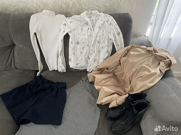 Одежда для девочки к школе 152 см и рюкзак