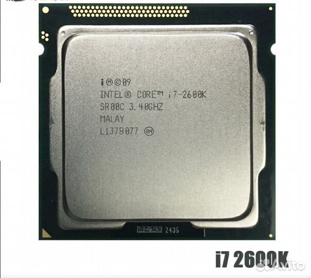 Процессор : Intel Core i7 2600k сокет: LGA1155