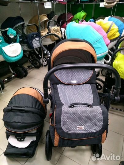 Коляска Adamex Barletta +Ecco 2 v 1 на гарантии