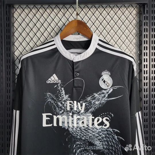 Ретро футболка Реал Мадрид 14-15 с длинным рукавом