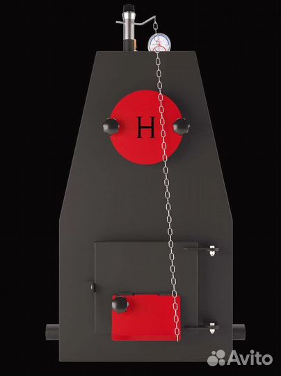 Твердотопливный котёл 50 квт