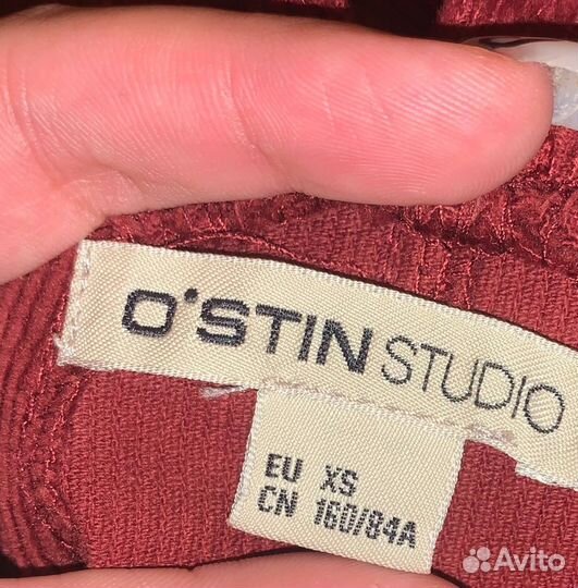 Вильветовый сарафан ostin