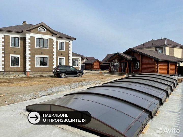 Павильон из поликарбоната для бассейна