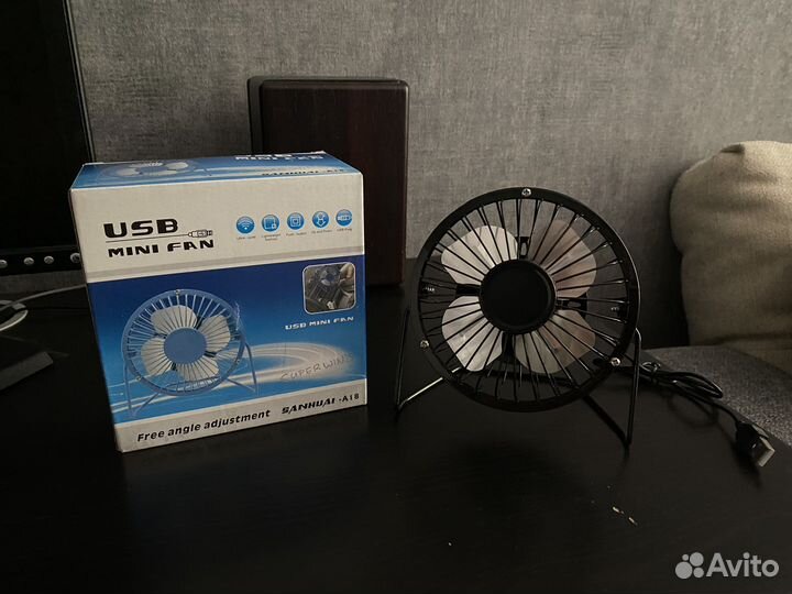 Вентилятор настольный новый