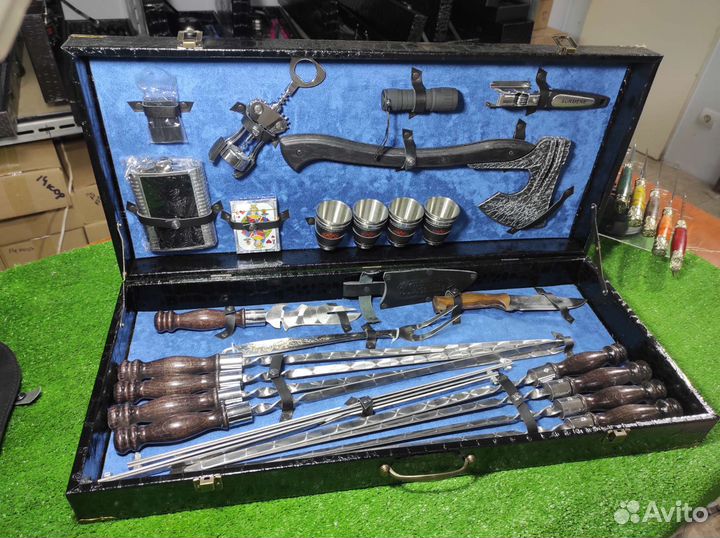 Наборы шашлычные в кейсе для пикника