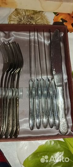 Набор вилок и ножей СССР