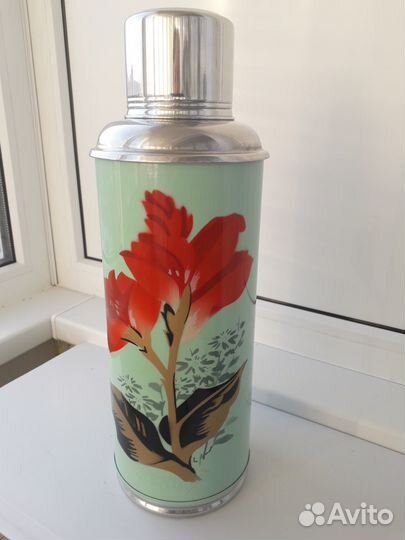 Термос китайский, СССР, редкость по рисунку