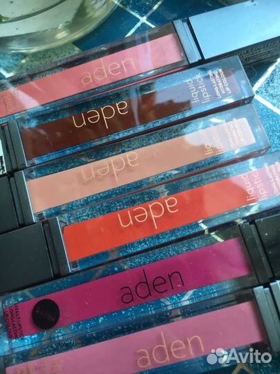 Жидкие матовые помады aden косметика
