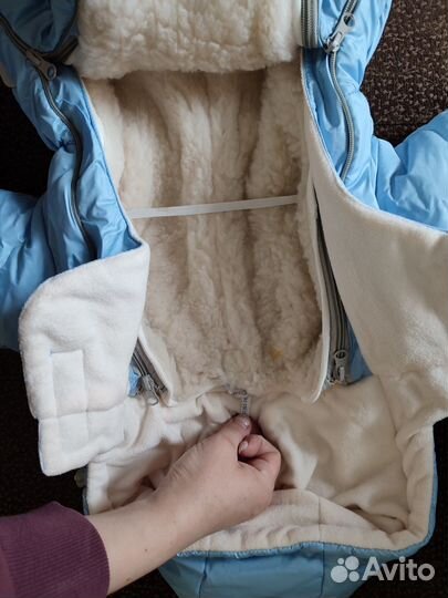 Зимний комбинезон трансформер для новорожденных